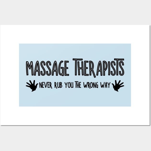 Massage Therapists Hands Wall Art by Barthol Graphics